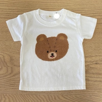 〔tulip bear(チューリップベア)〕おおきなくまのベビーTシャツ【90サイズ】とナップサック