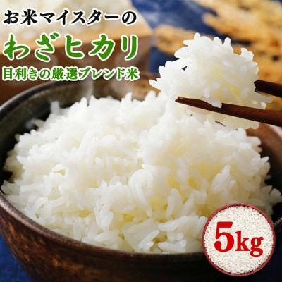 【先行受付】令和8年産 ブレンド米「わざヒカリ」5kg 五つ星お米マイスター親子プロデュース!