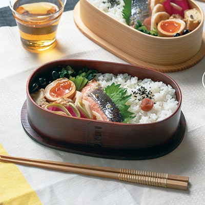 【大館曲げわっぱ】小判弁当(大)ふきうるし塗