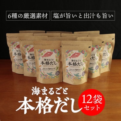 ぬちまーすの「海まるごと本格だし」×12袋