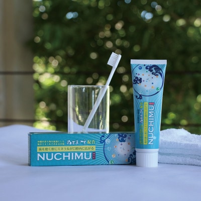 「薬用歯磨きNUCHIMU(ヌチム)」沖縄の海塩ぬちまーす配合×1本