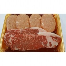 【おきなわブランド超熟成牛150g×2枚】&【超熟成牛とアグー豚合挽ハンバーグ100g×4枚】セット