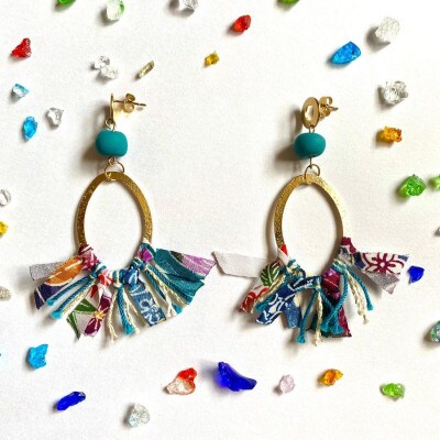【ピアス】てぃーだポリマークレイピアス
