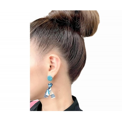 【ピアス】果報(かふぅ)ポリマークレイピアス