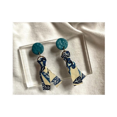 【ピアス】果報(かふぅ)ポリマークレイピアス