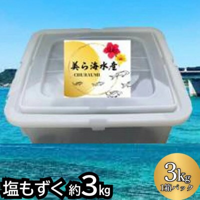 【美ら海水産】塩もずく(約3kg)