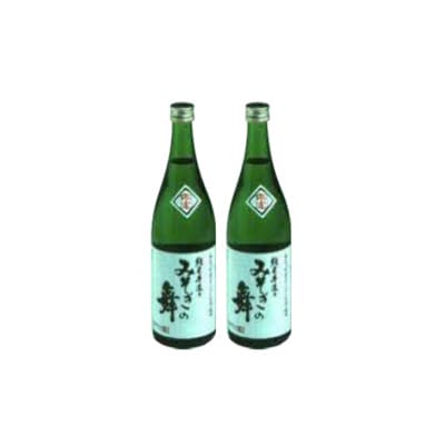 【木古内町限定酒】純米酒みそぎの舞720ml×2本[No.5217-0380]