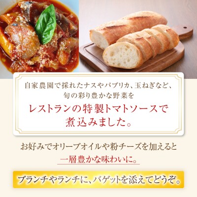 どうなんde's特製 ラタトゥイユ 3食セット 加工品 ラタトゥイユ トマトソース
