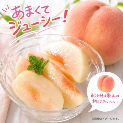 【ご家庭用訳あり】紀州和歌山産の桃　約1.8kg