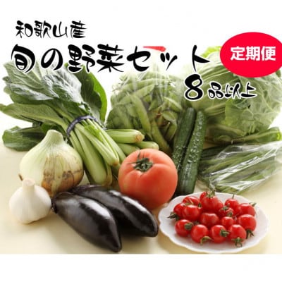 【発送月固定定期便】旬の新鮮野菜セット8種以上【野菜詰め合わせ】全5回