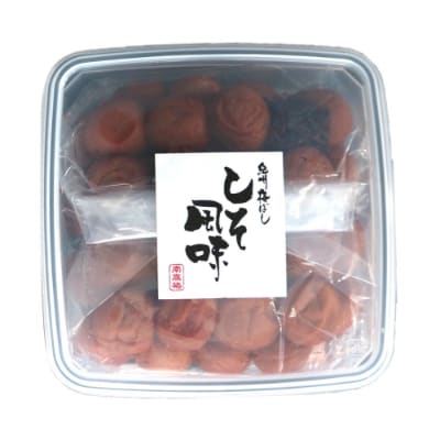 紀州南高梅　しそ風味梅干　1.2kg　ご家庭用