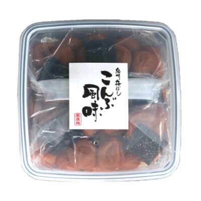 紀州南高梅　こんぶ風味梅干　500g　ご家庭用