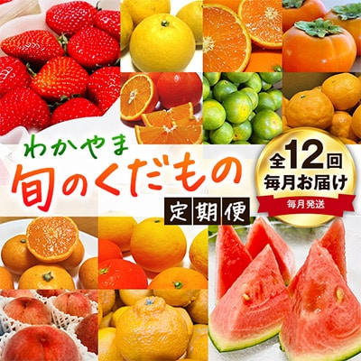 【発送月固定定期便】わかやま旬のくだもの【S】全12回