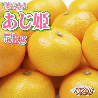早生みかん　あじ姫　5kg　家庭用　