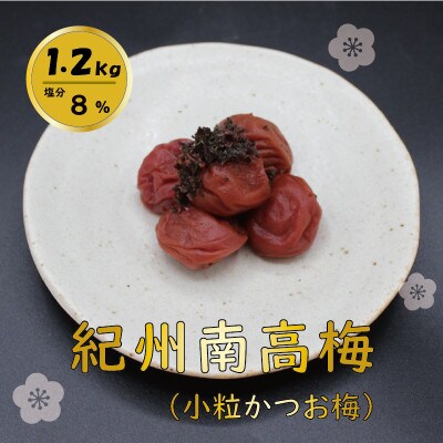 紀州綜合食品　紀州南高梅　小粒かつお味　1.2kg