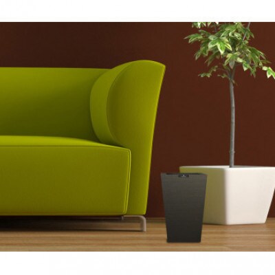 バスク ダストボックス スクエア 7L ブラウン ソファの横に置きたい木目調くず入れ