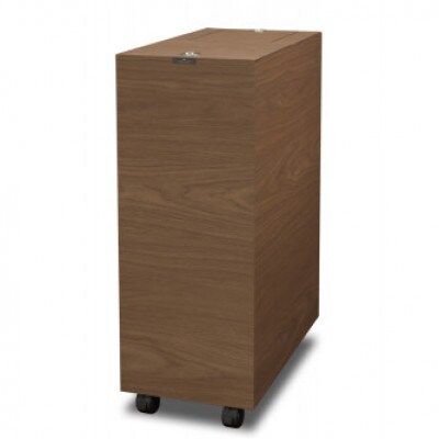 バスク グランデペール 1段 ブラウン アイランド型キッチンに美しくフィットするくず入れ