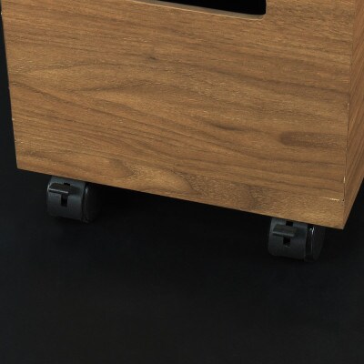 バスク グランデペール 1段 ブラック アイランド型キッチンに美しくフィットするくず入れ