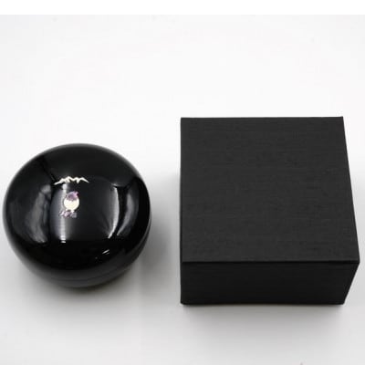 【高岡漆器】ボンボニエール立山と雷鳥ナツ