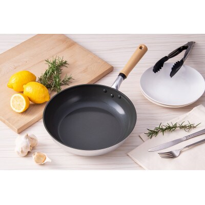 【IH対応】IHセンレンキャストグリーン　セラミックフライパン　26cm