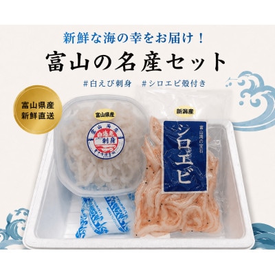 シロエビ刺身・シロエビ殻付きセット