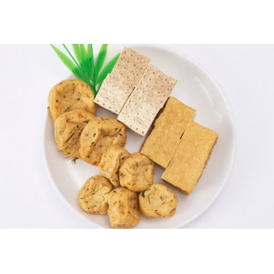 とうふ、厚揚げ、がんもが入ったおまかせ10点セット