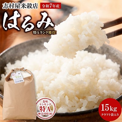 令和7年産 小田原の米「はるみ」15kg(5kg×3)