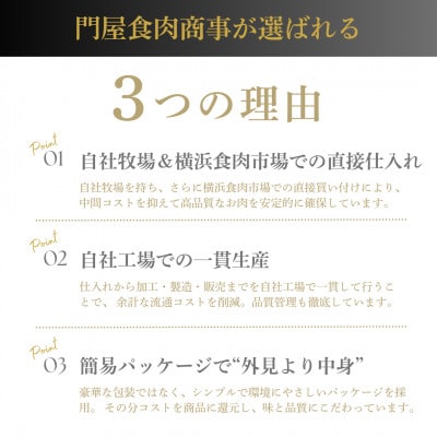 国産牛豚100%ハンバーグ　150g×8個(計1.2kg)