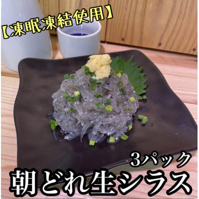 新鮮!朝どれ 生しらす 小 3パック【凍眠凍結使用】【神奈川県小田原市早川】