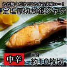 【定塩中辛】厚切り銀鮭 約10切 銀シャケ半身1枚分【神奈川県小田原市早川】