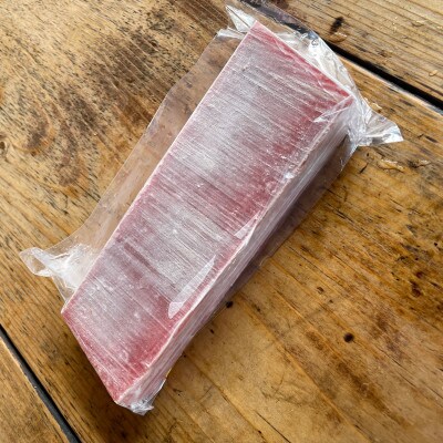 天然本鮪 赤身 1柵 約200g 貴重な天然まぐろの赤身の部位【天身】を使用!【神奈川県小田原早川】