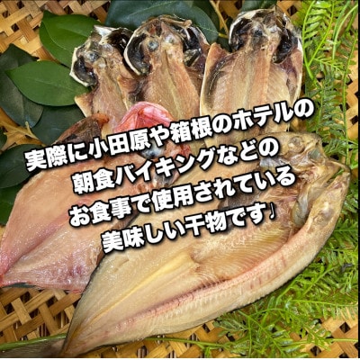 【3ヵ月毎定期便】朝食干物セット【梅】小田原、箱根のホテル、旅館で使用!神奈川県小田原市早川全2回