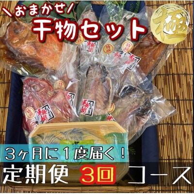 【3ヵ月毎定期便】厳選!おまかせ干物セット【極】小田原の美味しい干物!【神奈川県小田原市早川】全3回