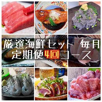 2023年5月発送開始『定期便』【4ヶ月毎月配送】特選 海鮮セット【小田原市早川】 全4回