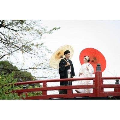 【ふるさと納税】小田原城和装フォトウェディング【 神奈川 小田原市 】