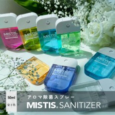 アロマ除菌スプレー MISTIS SANITIZER(50ml)全8色ボックス