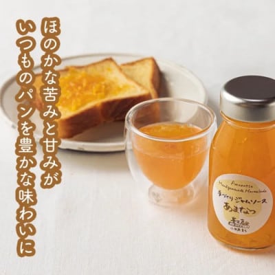 手づくりジャムソース 4本セット 手作りみかん キウイ あまなつ ブルーベリー 125ml 詰合せ