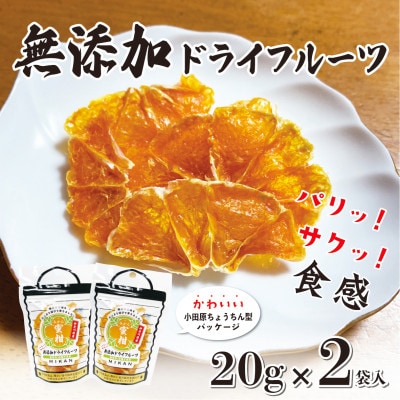 無添加ドライフルーツ(みかん)20g×2袋入【 神奈川県小田原市 】