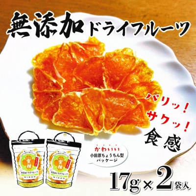 無添加ドライフルーツ(みかん)17g×2袋入【 神奈川県小田原市 】