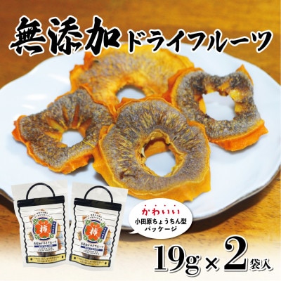無添加ドライフルーツ(柿)19g×2袋入【 神奈川県小田原市 】