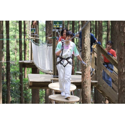 神奈川県 フォレストアドベンチャー・小田原「ジップトリップコース」1名様 体験チケット