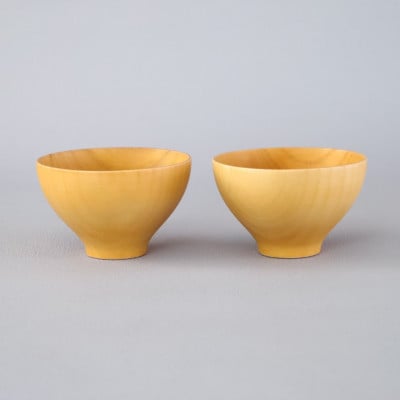 【神奈川県小田原市】【木製食器】マーメイド椀 ナチュラル 2客セット