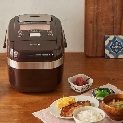 米屋の旨み 銘柄炊き 圧力IHジャー炊飯器5.5合 RC-PH50-T ブラウン 