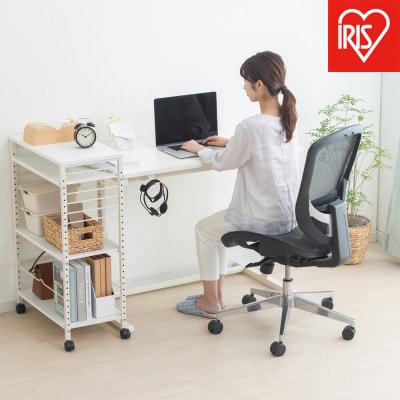 デスク 昇降デスク 幅100cm UDD-1000 ホワイト アイリスオーヤマ  