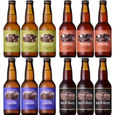 クラフトビール「八ヶ岳ビール タッチダウン」4種×3本=12本飲み比べ