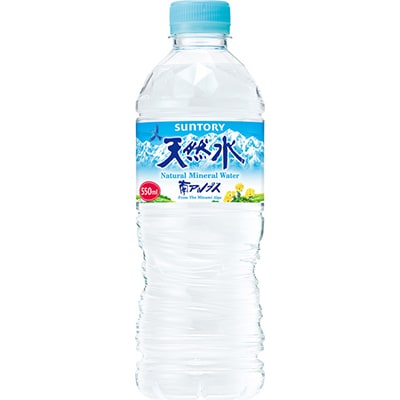 サントリー天然水　南アルプス550ml  24本　ペットボトル　白州の水