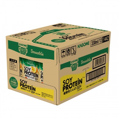 カゴメ 野菜生活100 Smoothie SOY PROTEIN バナナmix 330ml 24本入