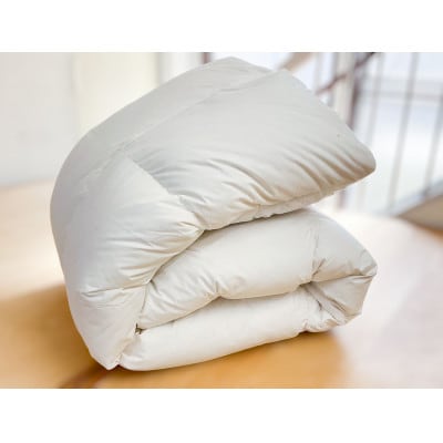 リサイクル羽毛掛布団　リサイクル羽毛ダウン93%  羽毛量1.2kg シングルサイズ