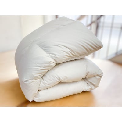 再生PETリサイクル羽毛掛布団 冬掛けダブルサイズ リサイクル羽毛ダウン93% 羽毛量1.6kg