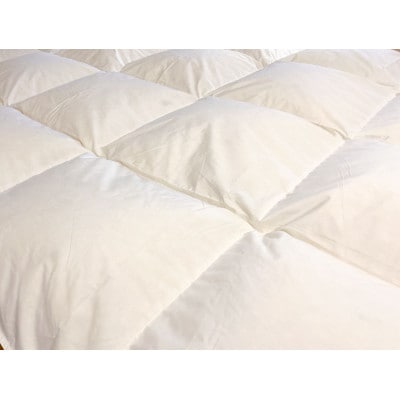 再生PETリサイクル羽毛掛布団 冬掛けダブルサイズ リサイクル羽毛ダウン93% 羽毛量1.6kg